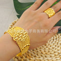 Middle eastern wholesale dubai geometric open bangle bracelet, indian fashion, arabian wedding party gift