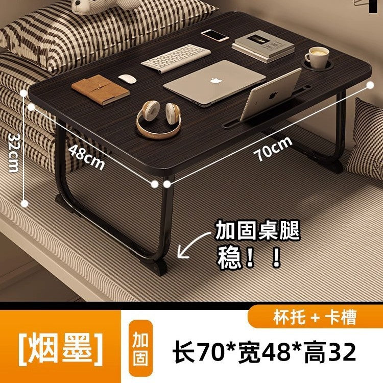 Foldable bed desk computer table - dorm room essential - student study table - floor-sitting small table - new small table