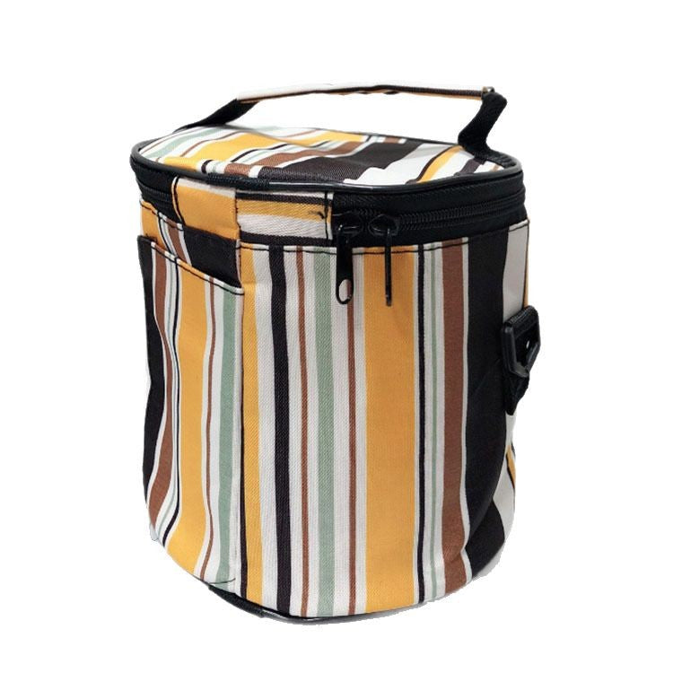 Stripesfashion insulated bag lunch box basket bag three, four and five layer carrying bag lunch box bag backpack aluminum foil
