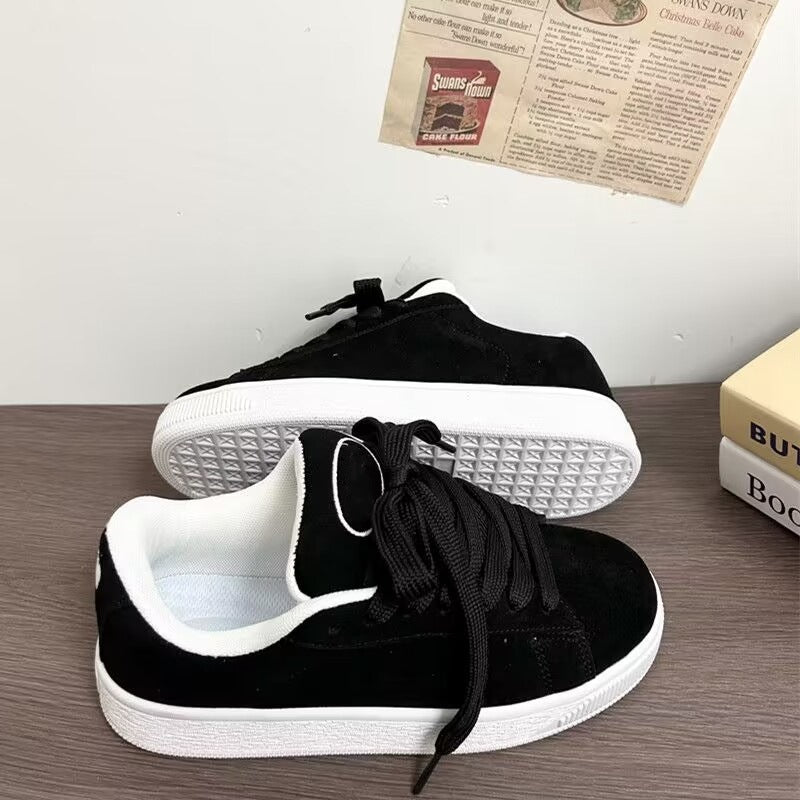 Thick solewhite shoes women's k-styleeasiest for matchplatform shoesspring & fall2026summer breathable new arrivalpopularcasual sports shoes
