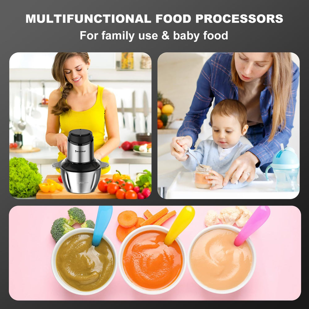 Export fashion cross-border double bowl 110v meat grinder amazon same style vegetable stuffing machine minced meat cooking electric mixer