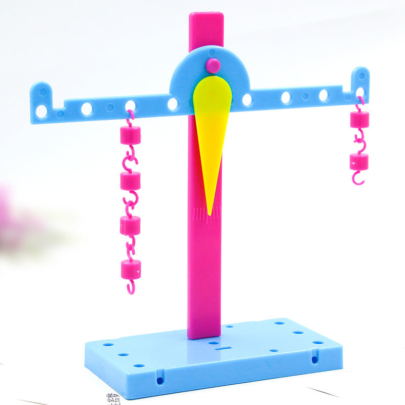 Processing Customized Science Small Experimental Balance Primary School Students Technology Small Production Educational Toys Material Package Source Factory