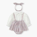 Baby romper - spring/autumn  new collection - sweet long-sleeve lace dot floral bodysuit