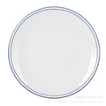 New double blue line shallow plate for home pure white cold dish plate large chopped pepper fish head plate hotel tableware can be added with word mark