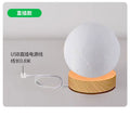 Desktop rgb moon night light - bedside bedroom usb plug-in moon lamp with switch - mini table lamp - fcc certified