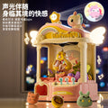 2024 new unicorn pony mini claw machine large popular children's toy clip doll for boys and girls