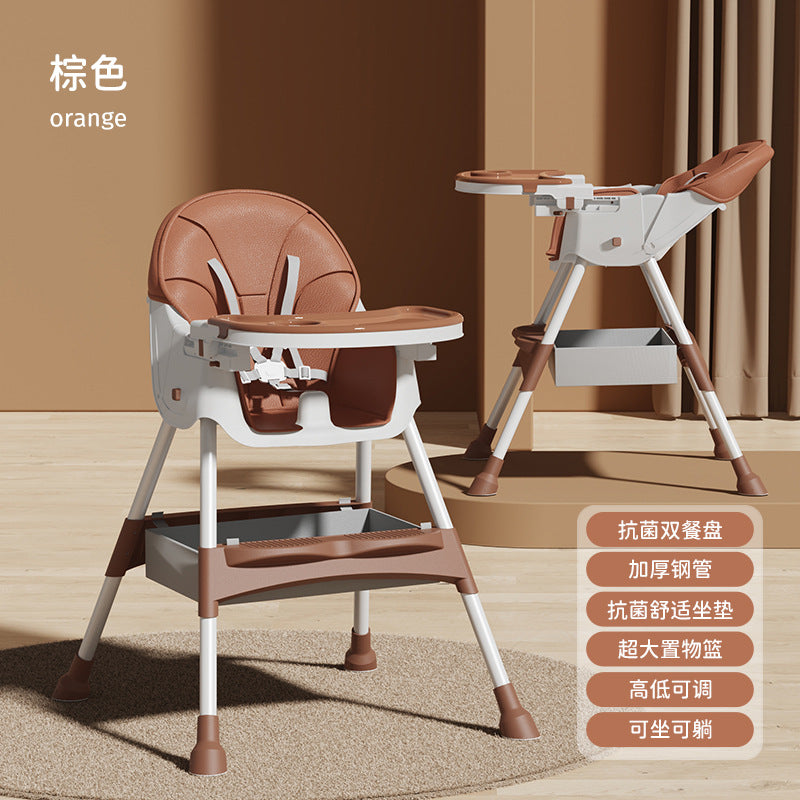 Baby Dining Chair Eating Multifunctional Foldable Baby Chair Household Portable Baby Dining Table Seat Children's Dining Table
