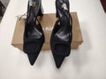 Zaexport2024 summer new arrival women's shoes, square buckle buckle, pointed toe, thick heel, high heel sandals, toe cap