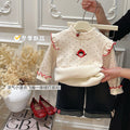 Pre-order: new autumn/winter korean style girls' fleece-lined thickened sweatshirt base layer top - trendy children's clothing for baby girls and kids
