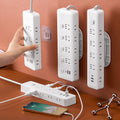 Collapsible power strip with usb ports - multi-functional extension cord for home, office, and dorm use