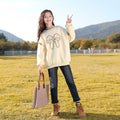 Girls' sweatshirt - autumn/winter  new collection: stylish and trendy winter tops for girls, fleece-lined outerwear for older children
