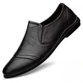 2024 new versatile men's leather shoes - soft sole business casual loafers - perfect for work, security, and dad shoes - wholesale available