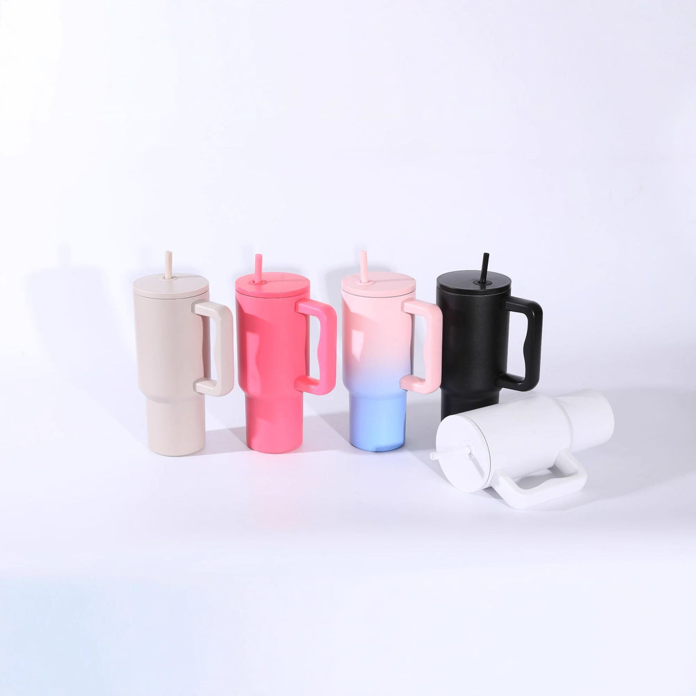 New 3rd generation 30oz ice tumbler with 304 stainless steel handle, insulated mug with convenient straw, car cup, stylish multi-color options