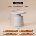 Nordic designer home light luxury modern minimalist living room coffee table round iron art coffee table cream style coffee table