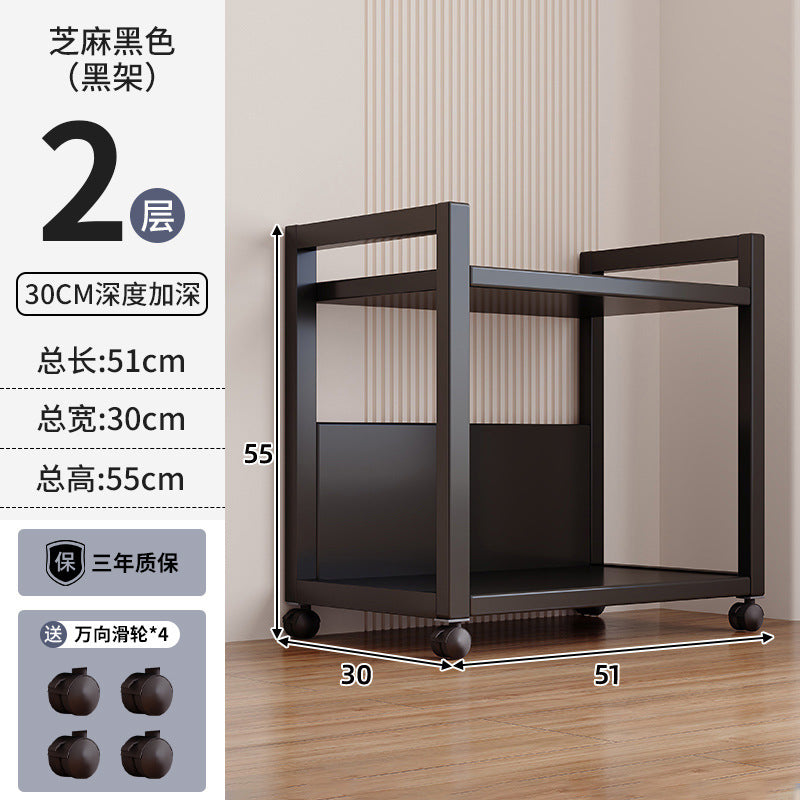 Shelf Shelf Floor-to-ceiling movable multi-layer household living room display rack Supermarket warehouse Balcony storage rack