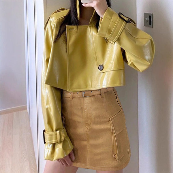 New women's short versatile denim skirt
