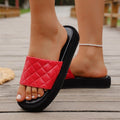 summer new arrival: plus-size chunky sole slides for women (sizes 36-42). wholesale available. dropshipping to  &