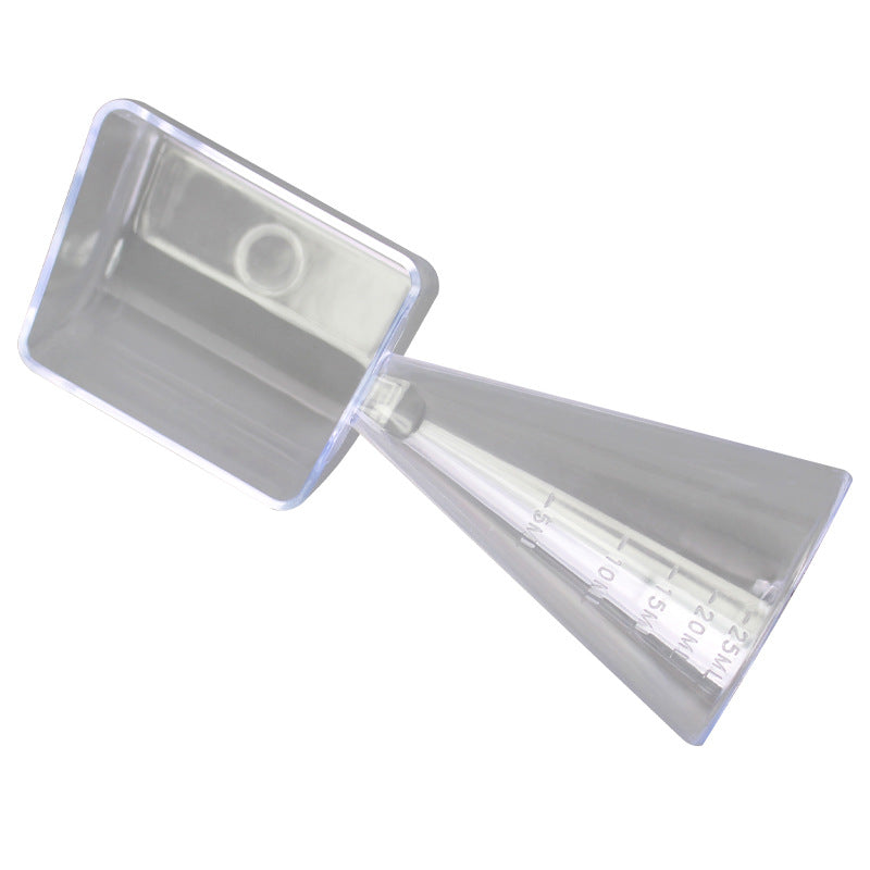 Dual-purpose measuring spoon ps transparent facial mask powder spoon laundry powder liquid chemical fertilizer pesticide measuring spoon 25g+25ml