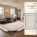 Carpet living room removable and washable double layer easy to care for machine washable large area full cover light luxury high-end bedside floor mat sound insulation
