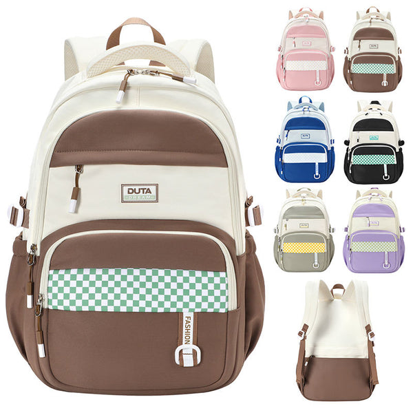 School bag girls primary school school bag new casual versatile commuter backpack fashion lightweight college student travel bag
