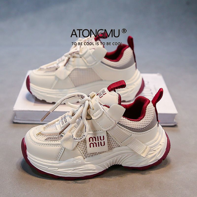 Astro boy girls' shoes spring  new children's sneakers lightweight soft sole girls' chunky sneakers casual skate shoes