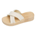 New platform sandals for women - summer outdoor wear, xishuangbanna bohemian style, hemp, beach-friendly, versatile sandals