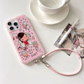 Suitable for iphone17pro bestie phone case, yoshitomo nara girl style, apple 16/15 anti-fall hard case 13