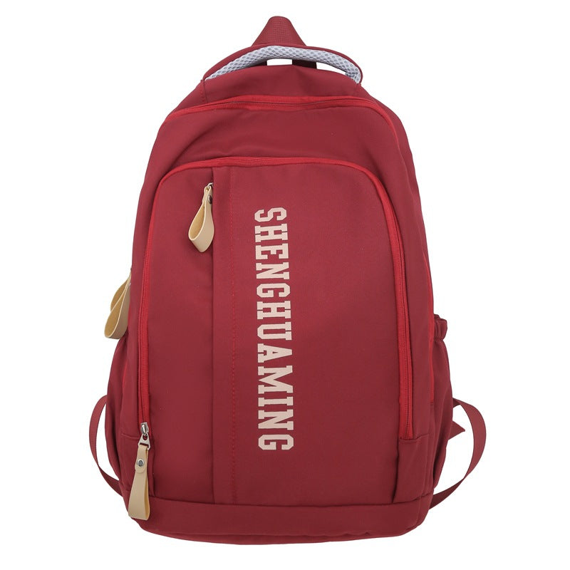 School Bag Female Large Capacity High School Student Junior High School Student ins Trendy Backpack College Student Travel Computer Bag Backpack