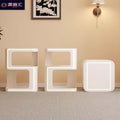 Bedside table small bedroom for home creative bedside cabinet modern casual storage shelf iron art movable side table