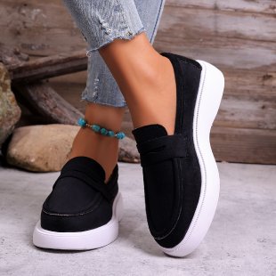 spring/autumn new arrivals: plus-size chunky sole flats for women, sizes 36-43. wholesale available. dropshipping to  and