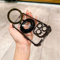 Airbag anti-fall 11 suitable for iphone 17 mobile phone case 16 magnetic holder apple 15 protective cover 14 airbag anti-fall