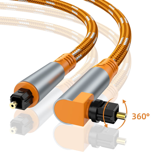 360 ° digital fiber optic audio SPDIF5.1/7.1 TV power amplifier sound wall ps5 audio to cable