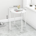 Scandinavian side table for home living room iron art coffee table bedside table tray table modern casual bedroom creative round table