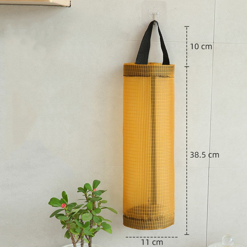 Kitchen wall-mounted garbage bag storage artifact sorting bag plastic bag storage box storage bag wall-mounted bag