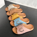 2025 new french retro chunky sole single buckle french sandals & slippers - summer outdoor wear, unisex, export quality