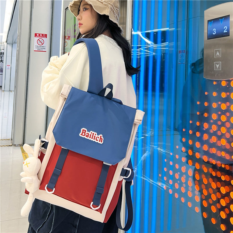 Cross-border new men's and women's backpacks, large-capacity backpacks, laptop bags, travel backpacks, and college students' school bags.