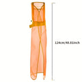 Breathable mowing apron, logging protective apron, splash-proof and oil-resistant, adjustable length, unisex, double-layer fabric skirt