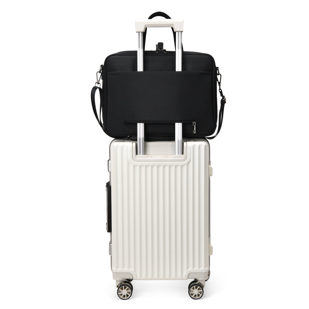 Factory wholesale computer bag new large-capacity business handbag can be hung on business trips, light and simple messenger bag