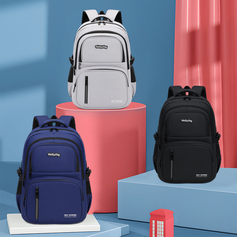 factory direct, in-stock, high-capacity backpack. perfect for middle and high school students. lightweight and ultra-lightweight backpack for men. new winter collection