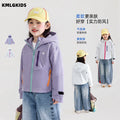 Factory direct girls' outdoor multi-color windbreaker - new autumn collection, wholesale hooded jackets for toddlers and young children