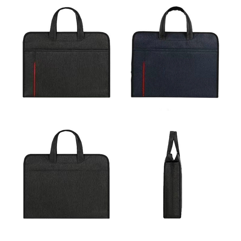 Source factory laptop briefcase business document bag oxford cloth document bag large capacity document bag wholesale