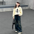 Girls' spring sweatshirt & spring/autumn polo shirt -  new korean style trendy tops for fashionable kids