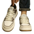 Men's shoes: 2025 spring new arrivals - trendy, versatile, high-end, lightweight, soft-soled, athletic & casual white flat sneakers