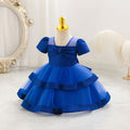 Export ready-made children's dress bows princess dress baby girl birthday party dress flower girl