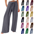 independent station  fashion cross-border hot selling export elastic casualpure colorpants loose pants
