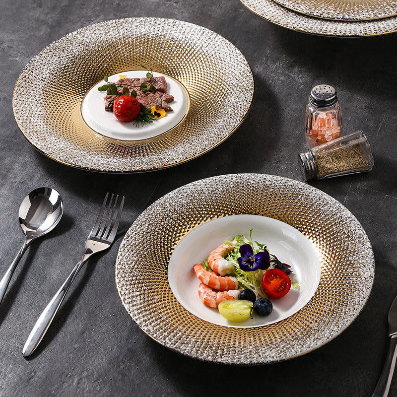 Instagram-worthy luxury ceramic dinnerware: perfect for restaurants, hotels, and home. elevate your presentation with these high-end dessert plates, unique steak dishes, and fruit salad bowls