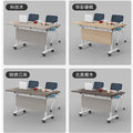 Saint li folding training table and chair mobile office desk bench table patchwork conference table student desk