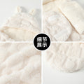 0-12 months baby autumn/winter thickened anti-startle sleep sack, coral fleece newborn swaddle, baby outdoor anti-kick blanket