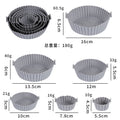 hot-selling silicone baking pan, high temperature resistant air fryer, easy to clean round baking mold, for home silicone baking pan
