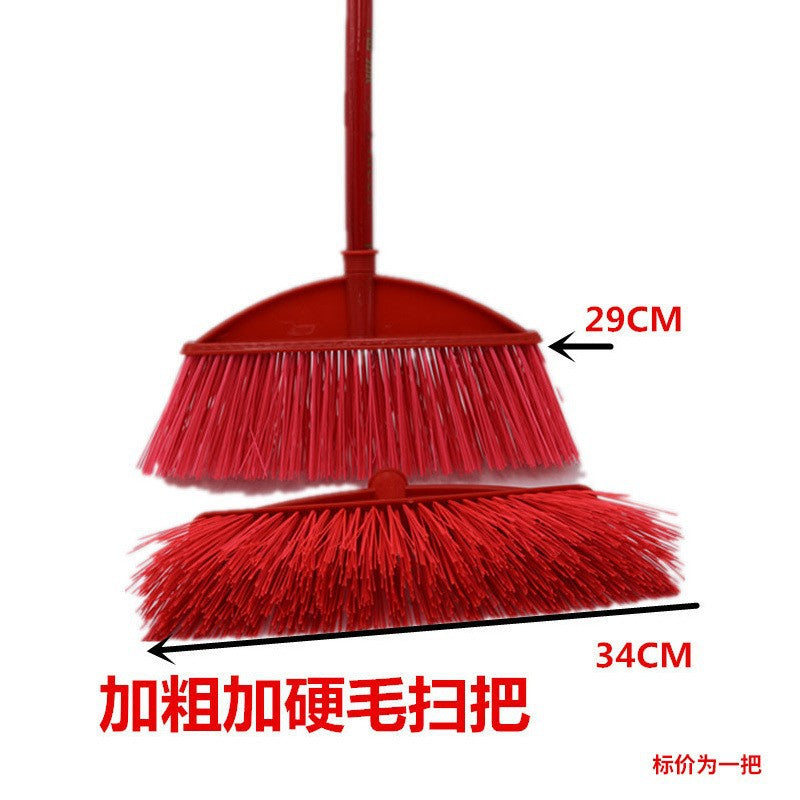 Batch Plastic Broom Wholesale Soft Hair Glue Broom Household Plastic Cleaning Products Broom Sweeping Floor Hard Hair Broom